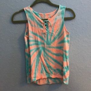 A tie dye shirt